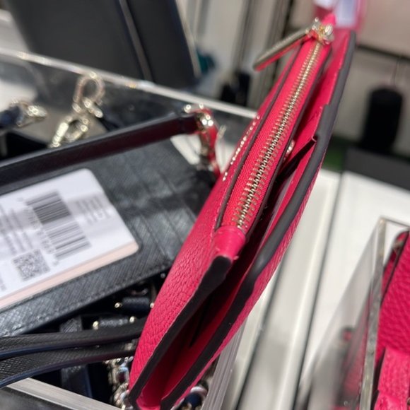 Kate Spade Leila Small Slim Bifold Wallet Bikini Pink Color - Picture 14 of 16